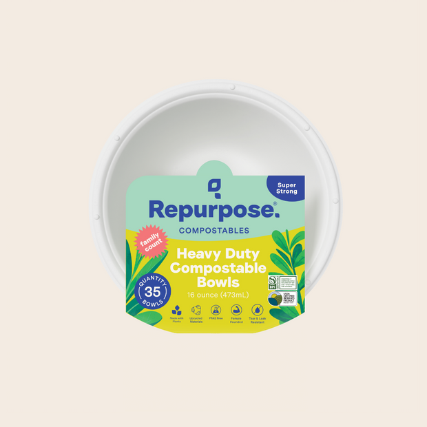Repurpose 100% Compostable Bowls (16 oz) & Packaging