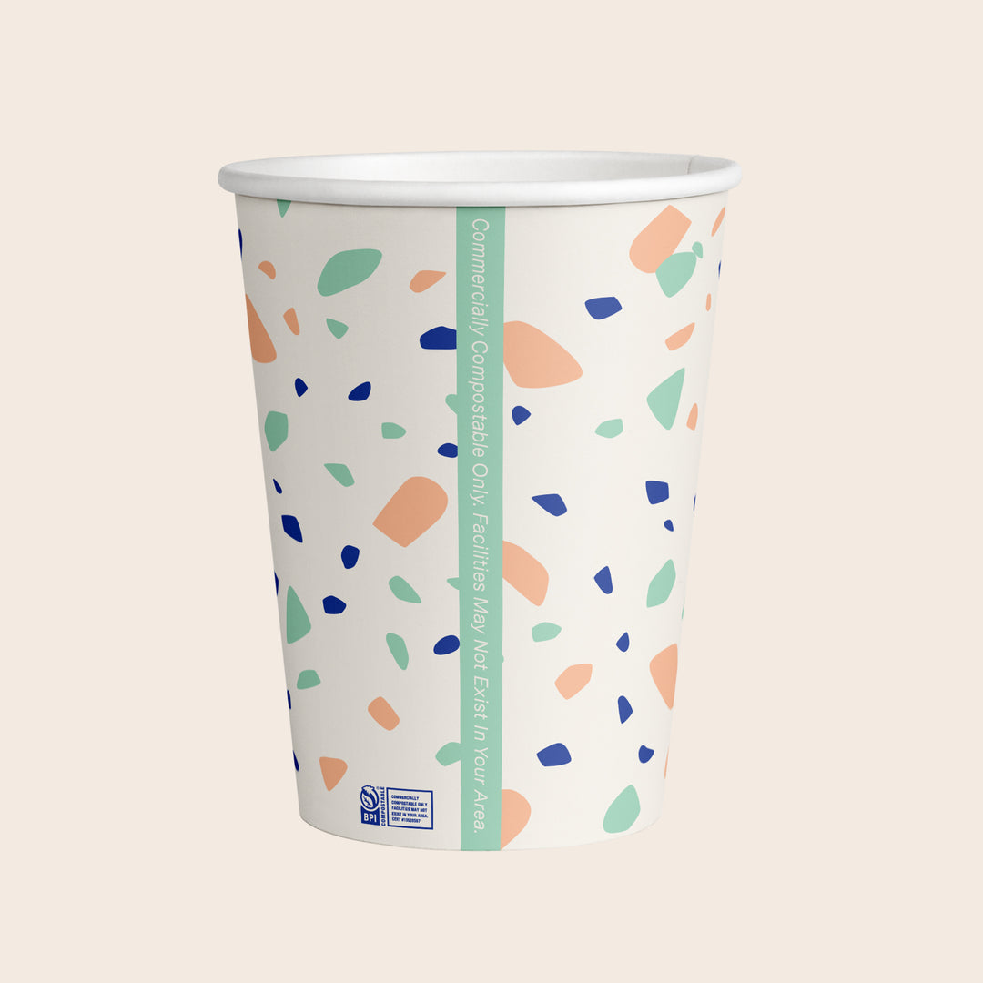 12 oz biodegradable plastic cold cups Compostable 12 oz Hot and Cold Cups – Repurpose
