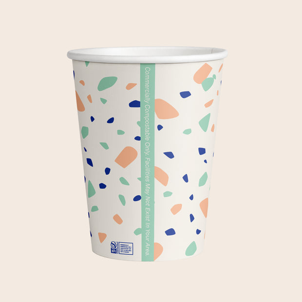 Compostable Hot and Cold Cups (12 oz)