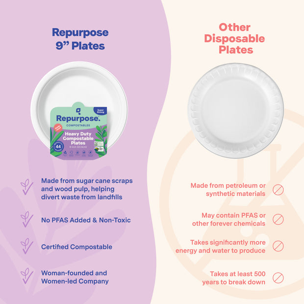 Compostable 9” Everyday Plates