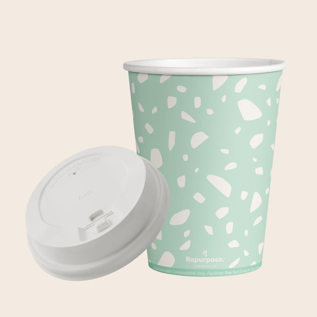 Repurpose Compostable 12 oz Cup & Lid Set, 10 ct