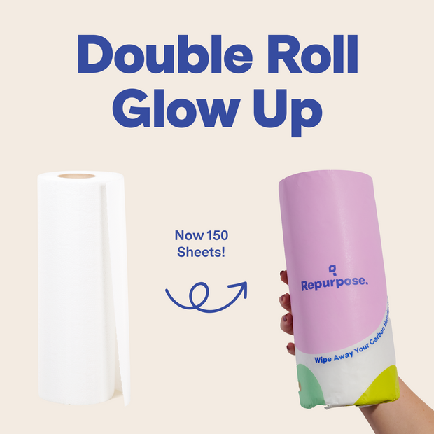 Premium Bamboo Paper Towels – 150 Sheets