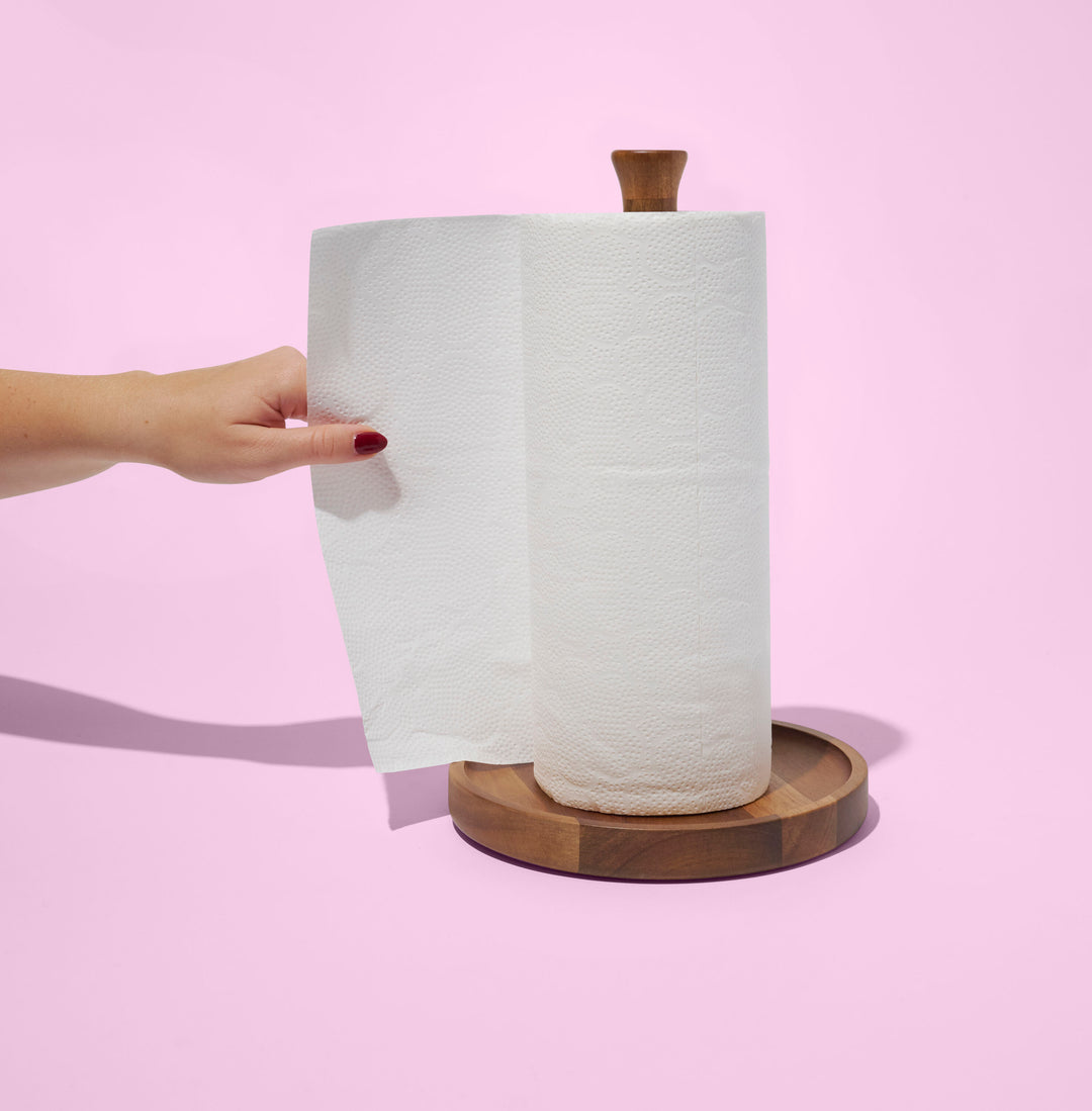 100% Bamboo Paper Towels | Lint-Free Polishing & Cleaning | 2-Ply, 150 Sheets/Roll