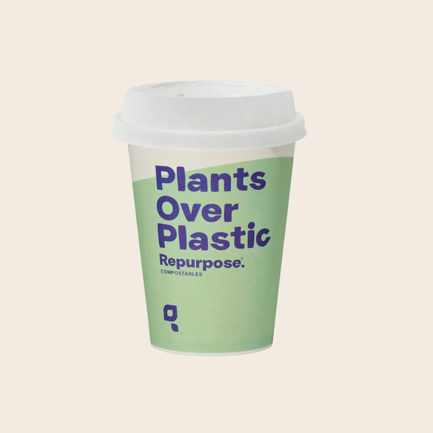 Compostable Cup and Lid Set (12 oz)