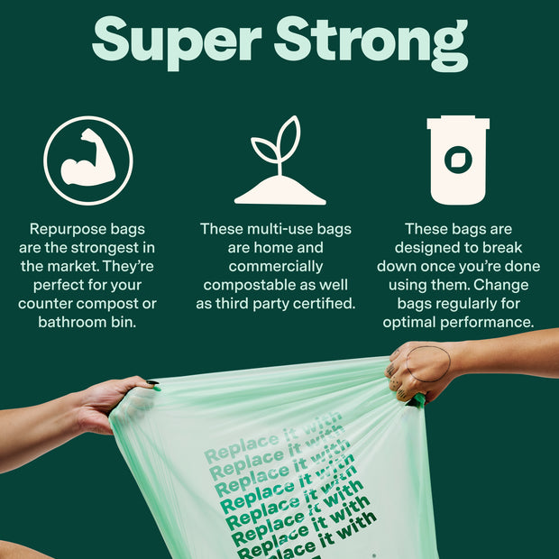 Compostable Small Bin Bag (3 gal)