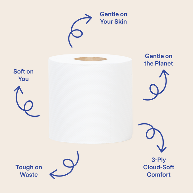 Premium Bamboo Toilet Paper