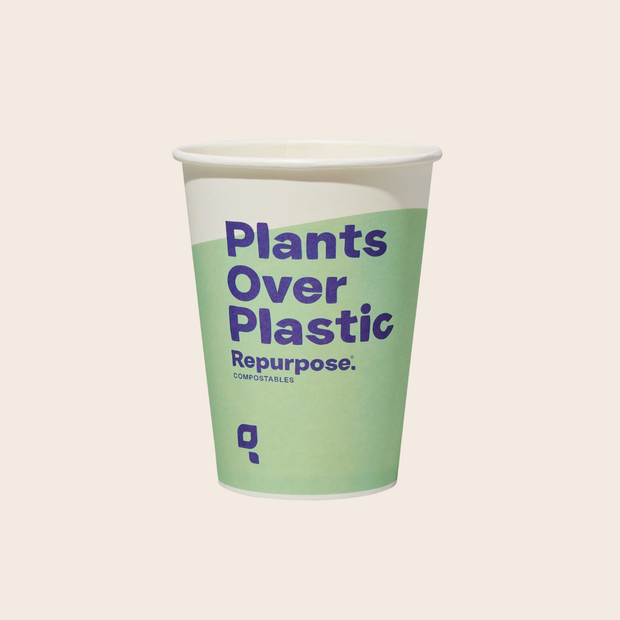 Compostable Cup and Lid Set (12 oz), 10ct