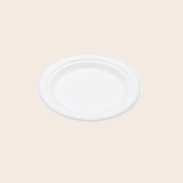 Compostable 6” Plates, 20ct