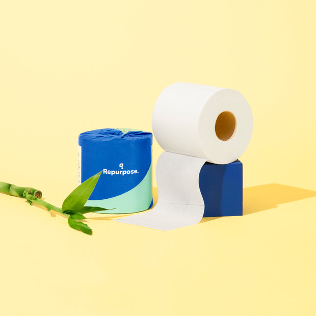 Repurpose Compostable Premium Bamboo Toilet Paper 24 Pack